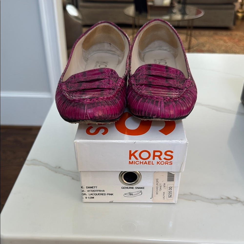 Michael Kors Women's Pink Loafers